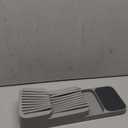 Joseph Joseph DrawerStore Knife Organizer, holds up to 9 knives, Kitchen Organization & Drawer Storage  Compact, Grey