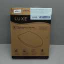 LUXE TS1008R Round Comfort Fit Toilet Seat with Slow Close, Quick Release Hinges, and Non-Slip Bumpers (White)