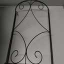 73" Garden Obelisk Trellis for Climbing Plants Outdoor with Bird Finial, 6.2 FT Plant Support for Tomato, Rose, Grape, Pea, Cucumber, Vines, Rustproof Coated Metal Flower Tower for Potted Plants