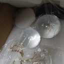Large 12-Inch Modern Clear Glass Sculpture Centerpiece, Extra Large
