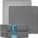 Washable Underpads (34x36 Inch) - Waterproof Reusable Bed Underpads, Heavy Absorbency Incontinence Bed Pads for Adults, Kids, Elderly, and Pets, Leakproof & Non-Slip Mattress Pad for Bedwetting (Gray)