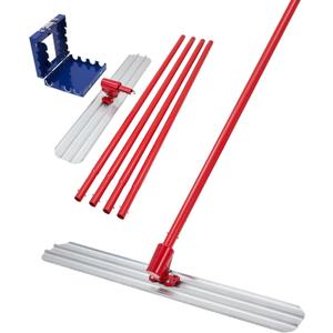 PioneerWorks Bull Float Magnesium Concrete Float, 48x8" Aluminum Alloy Concrete Float Tool, Concrete Kit Bull Float with 4 Float Handle Bracket Concrete Tools Finishing