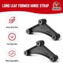 SPARKWHIZ Trailer Shackle Kit, Tandem Trailer Axle Shackle Kit for Double Eye Springs (3.5K -5.2K Axles)