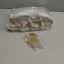 Tebery 100 Pack 8oz Gold Glitter Medium Plastic Dessert Cups With 100 Spoons Square Dessert Bowls for Tasting Party Desserts Appetizers