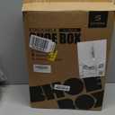 SEE SPRING XLarge Shoe Storage Box Fit Size 11, Clear Plastic Stackable Shoe Organizer for Closet, Space Saving Foldable Shoe Rack Sneaker Container Bin Holder, 12 Pack Clear