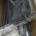 Room Divider 6FT Portable Room Dividers and Folding Privacy Screens, 88'' W Fabric Divider for Room Separation, 4 Panel Partition Room Dividers Freestanding Wall Divider Screen for Dorm Studio Office (Grey)