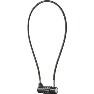 Combination Lock Cable Lock with 4 Digits Cabinet Lock with 18" Durable Cable Ideal for lockers, Gym, gate, Fence, Toolbox, case, hasp Storage and Outdoor47.6 (18")