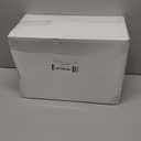 LIYH 120 Pcs White Plastic Scalloped Plates - Gold Fancy Disposable Plastic Plates Includes 60 Dinner 10.25" & 60 Dessert Plate 7.5" Elegant Gold Rim for Party Birthday Valentines Day