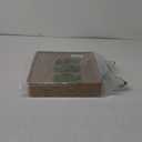 Elsjoy 2 Pack Flat Seagrass Storage Bins with Lid, Wicker Woven Storage Basket Set, Rattan Organizer Bins for Shelf, Closet, Bedroom