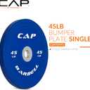 CAP Barbell Rubber Olympic Bumper Plate | 45lbs