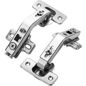 Chibery 2 Pack 1 Pairs 135 Lazy Susan Hinge, Full Overlay Concealed for Corner Kitchen Cabinet Replacement Hardware, Cupboard Folded, Folden Door
