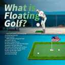 Floating Golf Green for Pool, Various Sizes (35"x24"/47"x35"/63"x47") to Suit Your Needs, Floating Chipping Green-Ideal for 2-4 Golfers Competing and Improving Skills in Outdoor and Pool Games