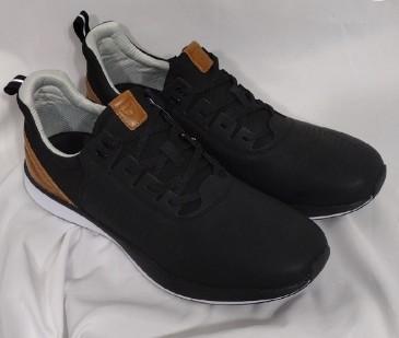 NWOB Deer Stags Cranston Black Brown Water Repellent Sneakers Mens, Size  10