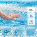 3 Inch Full Size Memory Foam Mattress Topper, Cooling Gel Infusion Bed Topper Pad for Firm Mattress (54" x 75")