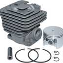 AUMEL Big Bore 49mm Cylinder Nikasil Piston Crankshaft Bearings Oil Seals Decompression Gasket Kit for Stihl MS361 Chainsaw 1135 020 1202