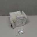 Eapele Invisible Floating Bookshelf, Heavy-Duty Hanging Bookshelves, Steel Constructed Wall Mounted Hidden Bookshelf with Mounting Hardware, 4PCS White (Irregular square 4pcs)