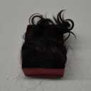 18 Inch Dark Brown Wig for Women, Middle Part Medium Length Wavy Synthetic Hair Wig, Upgraded Strands Natural Hairline Design for Daily Party Halloween(Dark Brown,18 Inch)