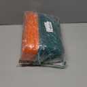 Cedilis 4 Pack Hanging Duck Feeder, Chicken Fence Feed Trough with Clips, Poultry Livestock Food Water Feeding Container for Goat, Goose, Rabbits, Sheep, Each Feeder 2.5 Quarts