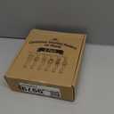 Loncaster Christmas Stocking Holders for Mantle Set of 6, Colorful Stocking Hangers Stocking Holder for Mantel Fireplace, 6 Pack Non-Slip Stocking Hooks for Christmas Party Decorations