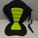 Kayak Seat Universal Padded Canoe Seat with High Back Support,Adjustable Straps & Detachable Storage Bag,Comfortable Backrest for Fishing Boats,Paddleboards,Kayaks & SUPs (Green)