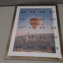 JCJMY 12x16 Picture Frame with 10x14 Mat for 30 x 40cm Diamond Art Painting, Display Photo 10x14 with Mat or 12 x 16 Without Mat, Wall Hanging Large Frame with Durable Plexiglass, Rustic Brown