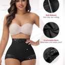 SHAPSHE Tummy Control Shapewear Shorts Butt Lifter Panties Slimming Body Fajas Colombianas Moldeadoras Shaper Underear (Black, L)