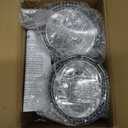 Driving Fog Lights Lamps Replacement for 2003-2008 Toyota Matrix, 2003-2008 Pontiac Vibe, 2004-2010 Scion TC with 9006 12V 51W Halogen Bulbs& Wire harness kit (Clear Lens)