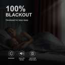 NICETOWN 100% Blackout Pink Curtains for Girls Room 2 Panels, W42 x L63 in per Panel, Privacy Protection & Thermal Insulated Grommet Window Drapes for Nursery Bedroom
