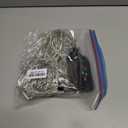 White Solar Christmas Icicle Lights,304 LED Outdoor Christmas Decorations 8 Modes Waterproof Solar Icicle Lights for Patio Yard Garden Wedding Party House Xmas Tree Roof Decorations