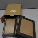 5x7 Wall Hanging Picture Frames Collage with 3 Opening Frames Black 2 Pack