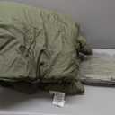 Monbix Queen Comforter Set - 7 Pieces Cationic Dyeing Olive Green Bed in a Bag Queen Bedding Sets with Comforter, Sheets, Pillowcases & Shams, Reversible Bedding Comforters Sets