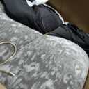 Dual-Layer 4" Mattress Topper with 20" Deep Pocket - King Size | 2 Memory Foam + 2 Viscose Made from Bamboo Pad, Double Comfort & Back Support, Removable Machine-Washable Cover, Dark Gray