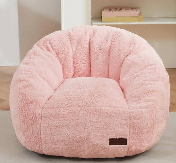 MAXYOYO Bean Bag Chair For Room, Nursery, Room, Pink