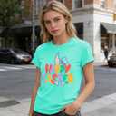 Valentines Shirts for Kids - Hearts Bows Valentine’s Day Tshirt Toddler Boys Girls Cute Love Tops (L)