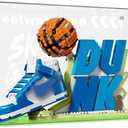 Acrylic Display Case Compatible with Lego Set x Nike Dunk, Dust-Proof Protective Showcase Box for Lego 43008(Only Case - Model Not Included)