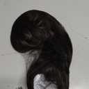 Ponytail Extension, Drawstring Ponytail Extension for Women 26 Inch Long Dark Brown Wavy Layered Pony Tails Hair Extensions Synthetic Clip in Ponytail Hairpiece for Women