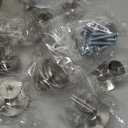 Ravinte 10 Pack 1-1/4 Inch Kitchen Cabinet Knobs Brushed Nickel Zinc Pulls Door Handles for Dresser Drawers