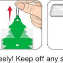 Little Trees Cardboard Hanging Car, Home & Office Air Freshener, Summer Linen (Pack of 24)