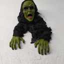 JOYIN Halloween Decoration Outdoor Zombie Groundbreaker, Halloween Outside Zombie Decor with Sound and Flashing Eyes, Scary Groundbreaker for Yard Lawn Graveyard Decorations, Haunted House Prop