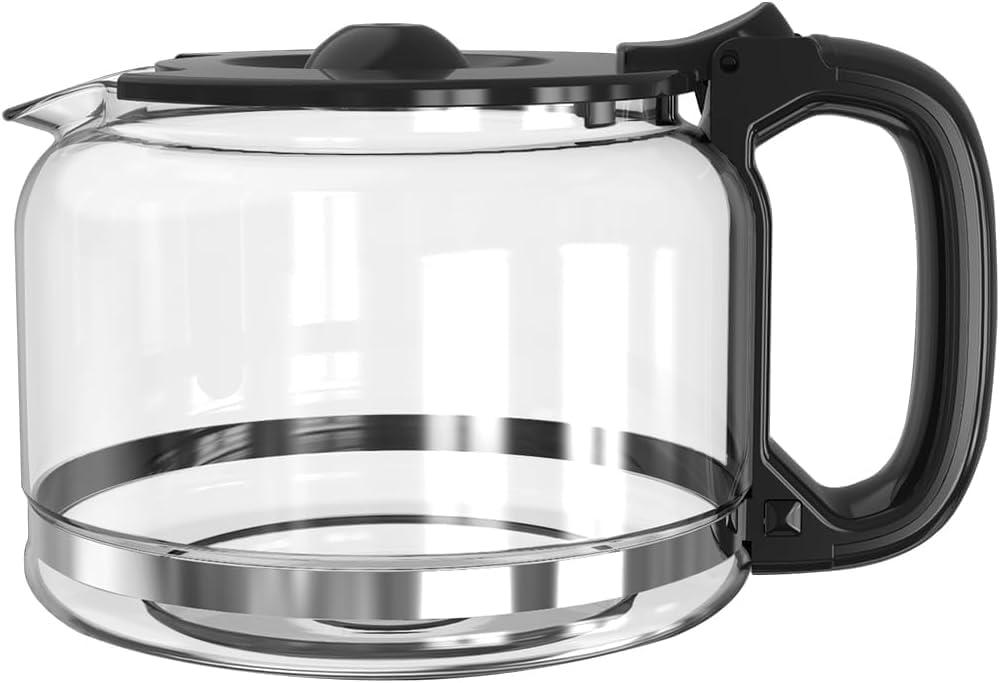 Gevi 10-Cup Replacement Glass Coffee Carafe for Coffee Maker Compatible with Model DCMB0-BK0A1