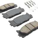 QUALITY-BUILT Front Ceramic Brake Pads, Premium 1001-1293C, Compatible with 2007-2018 Lexus/Toyota (Avalon,Camry,ES300h,ES350)