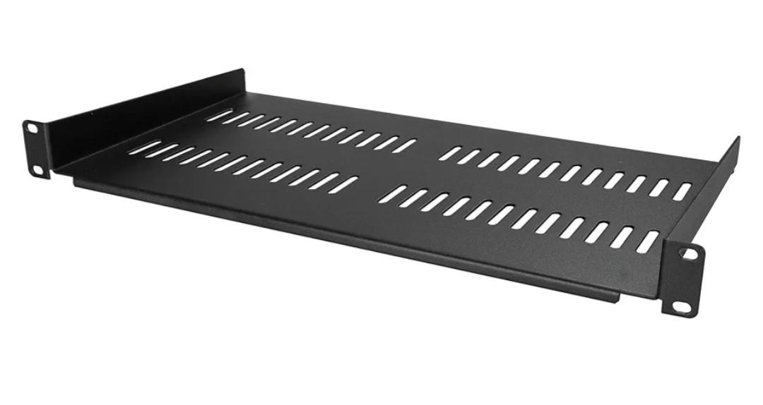 StarTech.com 1U Server Rack Shelf - Vented Rack Mount Cantilever Tray for 19" Network Rack & Cabinet, 44lb/20kg, 10" Deep StarTech.com 1U Server Rack Shelf - Vented Rack Mount Cantilever Tray for 19" Network Rack & Cabinet, 44lb/20kg, 10" Deep