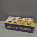 Toddler Boy Toys for 3 4 5 6 7 Years Kids, Large Flatbed Truck Toy with a Farm Truck, Friction Powered Vehicles Toys with Lights and Sounds, Birthday for Boy Girls