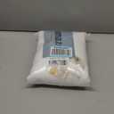 Semi Transparent White Curtains for Kitchen Bathroom French Door Privacy Added 2 Panels Linen Door Curtains W35 x L72 for Cafe Casualsheer Rod Pocket Drapes Light Filtering