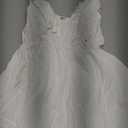 Little Bitty Girls Long Sleeve A-Line Tulle Princess Dress, Midi Length Casual Party Ribbed Knit Top Tulle Skirt, 110