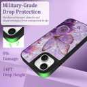 Fiyart Designed for iPhone 15 Plus Case,Cute 3D Glossy Butterflies for Women Girls Hard Shell Durable Shockproof Luxury Aesthetic TPU Phone Bumper 6.7"-Purple