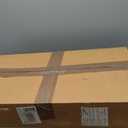 Free Standing Dog Gate – 4 Panel Foldable Wooden pet gate Indoor 56" W x 28" H, Hand-Carved Solid Wood & MDF, Portable Indoor Gate for Doorways, Halls, Stairs – Fully Assembled, Burnt Finish