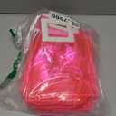 Paterr 20 Pcs Clear Reusable Gift Bags Wedding Wrap Tote Bag with Handles 7.9 x 8.3 x 3.9 Inch PVC Holographic Gift Favor Bags for Wedding Valentine's Day Bridal Party Birthday Mother's Day(Pink)