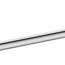 USHOWER Polished Chrome Towel Bar, 24-Inch Towel Racks for Bathroom Wall-Mounted, SUS304 Stainless Steel Towel Rod (Total Length 26-Inch)