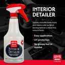 Griot's Garage Interior Detailer, Light-Duty Car Cleaner for All Surfaces, Including Vinyl, Leather, Metal, Plastic, Glass, and More, 10975, 22oz